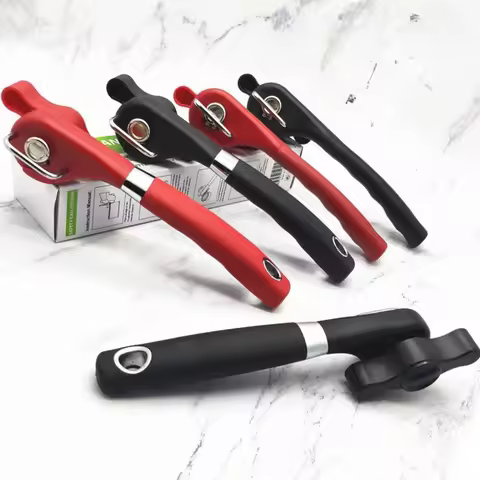 Manual Can Opener, Stainless Steel Dace Canned Corkscrew, Single Handle Side, Amazon Evaporated Milk