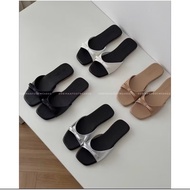 Women's square-toed sandals in all colors, easy to wear, suitable for rough feet with many defects B