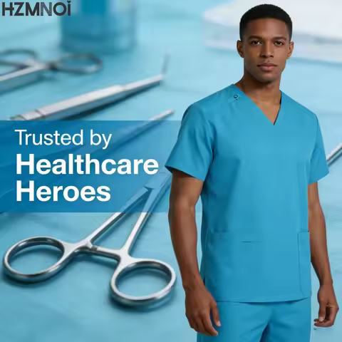 Wholesale Nurse Scrubs Uniform Set Durable Washable Professional Medical Workwear for Clinic Spa Nur