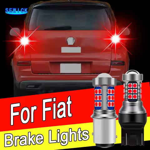 2pcs LED Brake Light Blub Lamp P21/5W 1157 BAY15D Canbus For Fiat 500L Bravo 2 Croma Ducato Grande P