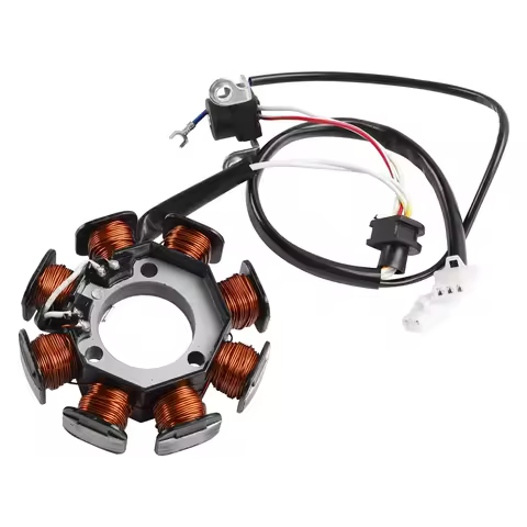 Topteng Alternator Stator 8 Coil For Yamaha YBR125ED 2005-2006 YBR125ESD 2008-2012