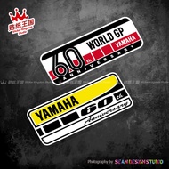 Yamaha 60th Anniversary Yamaha R1M R3R6R7 MT03MT09 Xmax300 Modified Reflective Sticker 22