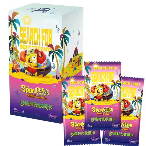 Original KAYOU SpongeBob SquarePants Card Fun Time Special Package Bikini Bottom 25th Anniversary Co