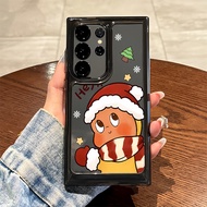 Cute Christmas Crybaby Hard Clear Case for Samsung S26 S25 Ultra S24 Ultra S25FE A56 S24FE S23 Ultra