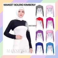 JA14 KIMBERLY BOLERO Cuff Balero Spandex Balloon Sleeve Handsock Chest Neck 56B3