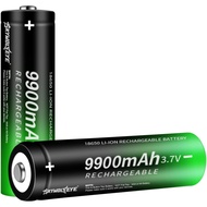 2 Pack 18650 Rechargeable Battery 3.7v Batteries 18650 Rechargeable Battery Lithium 3.7 Volt Button 