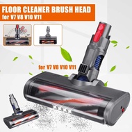 Floor Brush Head Fluffy Electric for Dyson V7 V8 V10 V11 Vacuum Cleaner Parts Roller Brush Replacement Accessories WB6H