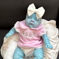 Bebe Peaches Newborn Baby Dolls Ward Reborn Baby Size Real Picture Handmade 3D Skin Rooted Hair Visi