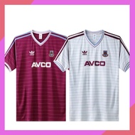 Retro 1986 West Ham United Home and Away Thai Edition Top Quality AAA