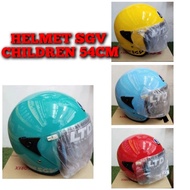 HAVE SIRIM CERTIFICATE HELMET SGV JUNIOR KIDS CHILDREN TOPI KELEDAR BUDAK KANAK-KANAK VISOR SAME WIT