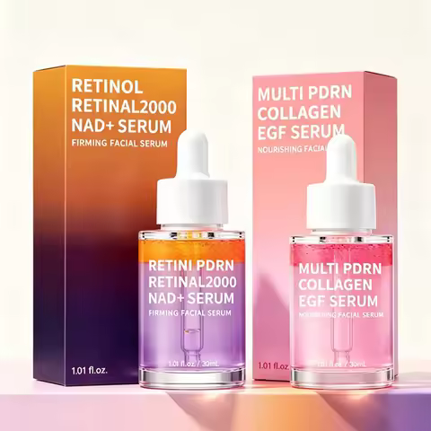 PDRN Collagen EGF Serum Niacinamide Retinol NAD Facial Moisturizing Essence Firming Nourishing Skin 