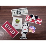 Brand New Custom Netflix and Chill Waterproof Sticker Pack 1 instagram ig supreme hype