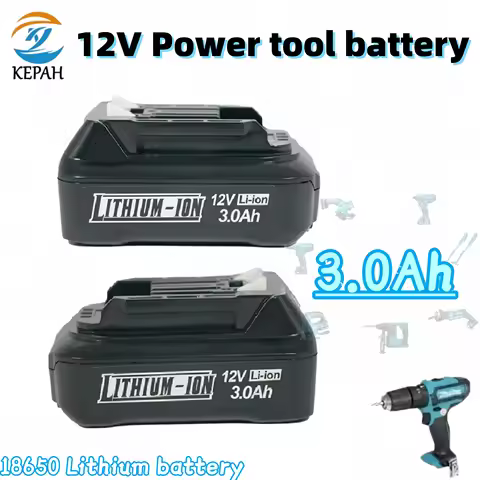 12V 3000mAh Rechargeable Lithium Battery BL1021B BL1041B BL1015B BL1020B BL1040B 197402 Power Tool B