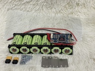 ชุดพร้อมประกอบแบต lifepo4 6S 19.2-21V 6ก้อนVictory(32700)5500-6000mAh คัดค่าIR 5.0-6.8