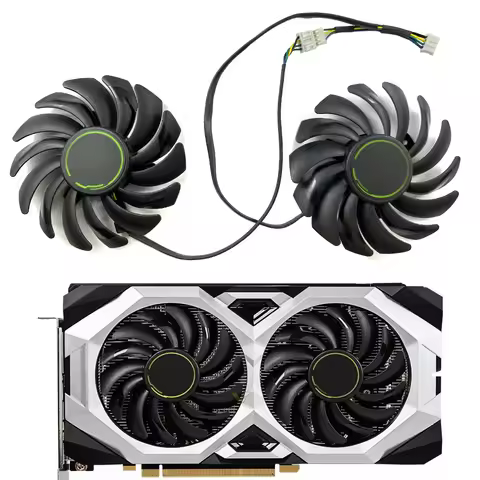 New For MSI GeForce RTX2060 SUPER VENTUS OC Graphics Card Replacement Fan PLD09210B12HH