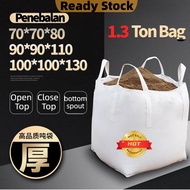 【Raedy Stock】1.3 Ton Jumbo Bag Ton Bag 1 ton Loading Weight Ton bag/Woven Top Open Sand bag Sack bag
