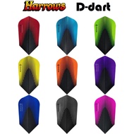 Harrows Dart Flights - SLIM  Shape  Sonic X  100 Micron Darts Flight 3pcs/pack (SAYAP ARROW)