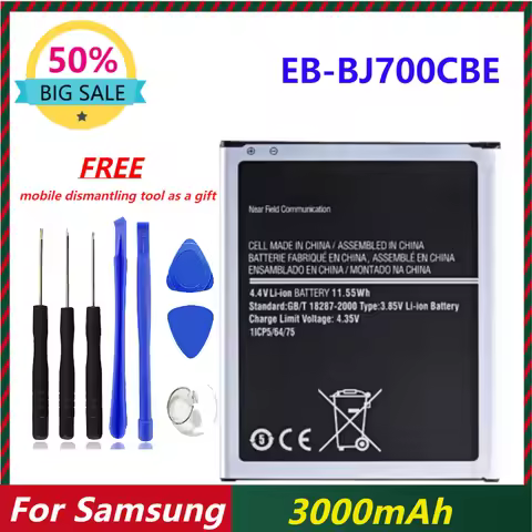 3000mAh EB-BJ700CBE Battery for Samsung Galaxy J7 J7000 J7009 Mobile Phone Batteries