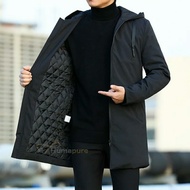 Jaket Jumbo Jubah Panjang Pria Hitam Jaket Jubah Pria Korea Style Outer Jumbo Jacket Distro Jepang