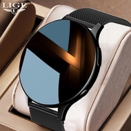 ZZOOI LIGE NFC Smart Watch Men New Local Music Dial Call  Digital Watch Voice Assistant IP68 Waterproof Smartwatch Men For Android IOS