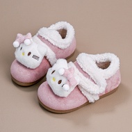 Winter Children's Shoes Causal New Girls Cat Plush Shoes Cute Sweet Princess Fashion Kids Causal Cot