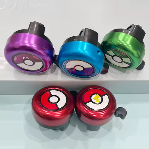 Pokemon Handlebar Bell Kids Bike Cartoon Bell Loud Warning Alarm Clear Sound Outdoor Bike Scooters D