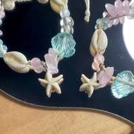 Davina Bracelet - Ocean Bracelet - Beach Bracelet - Jade Rope Bracelet with Beach or Ocean Theme