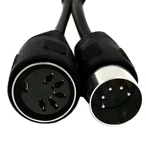 Din 5pin Cable MIDI Extension Cable MIDI 5-Pin DIN Male to Female Audio MIDIAT Adapter Cable for MID