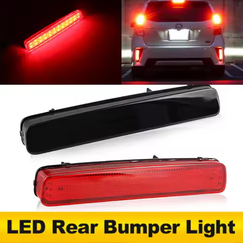 2X Led Rear Bumper Reflector Light For Toyota NOAH VOXY 80 Pruis 40 Series 11 - 14/ Prius V 12-17&Fo