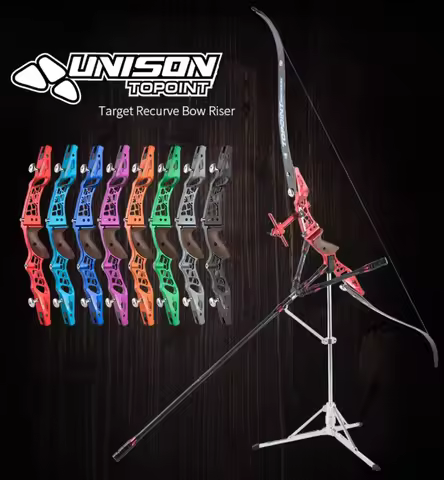 TOPOINT UNISON 21β/23"/25inch ILF Recurve Bow Riser Aluminum Alloy Right/Left Hand Archery Competiti