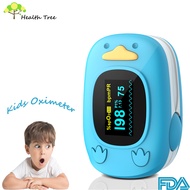 HealthTree Kid Finger Pulse Oximeter Baby Pulse Oxymeter Spo2 PI Heart Rate Monitor Household Pulse