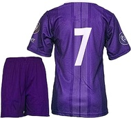 RONDO Children's Jersey #7 - Real Madrid Cardiff Final Football Jersey, Children's Football Set with