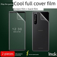 imak適用于索尼Xperia 1 II水凝膜馬克兔全屏Sony X5ii保護膜10ii前膜背膜前后貼