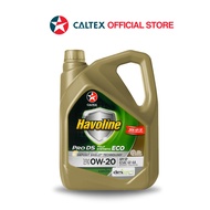 Caltex Havoline Pro DS ECO 0W-20 Fully Synthetic Petrol Engine Oil (3 Liters)