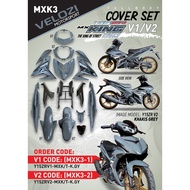 COVERSET MX KING Y15ZR V1-V2 KHAKIS GREY VELOZI