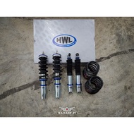 Perodua Kelisa Kenari HWL MT1BS Fully Adjustable absorber Hilow Soft Hard BodyShift