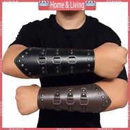ci Punk Medieval Men Cosplay Costume Accessories Armor Bracer Knight Arm Wristband
