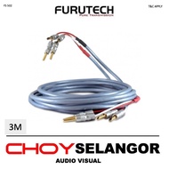 Furutech FS 502 Speaker Cable 3m x 2 With FP200B G Banana Plugs