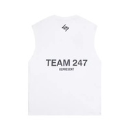 Ready Stock New 247 Digital Printed 100% Cotton High Quality Loose Sports Sleeveless Vest 0402