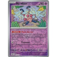 Mr. Mime - 122/165 - Holo Rare Reverse Holo Scarlet & Violet 151 Reverse Holo Singles