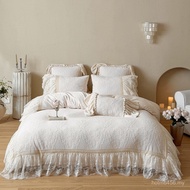 Er Milk Bed Cover 2025 Thickened 1.5m New Style Velvet Four-Piece Volvo Bed Cover Four-Piece Set Vic