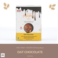 Oat Chocolate Chocofaza Premium Chocolate Drink Now Healthy Halal Without Artificial Sweetener 150GR