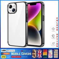 (Mobevo) JETech Case iPhone 14 Plus 6.7-Inch, Shockproof Phone Bumper Cover, Anti-Scratch Clear Back
