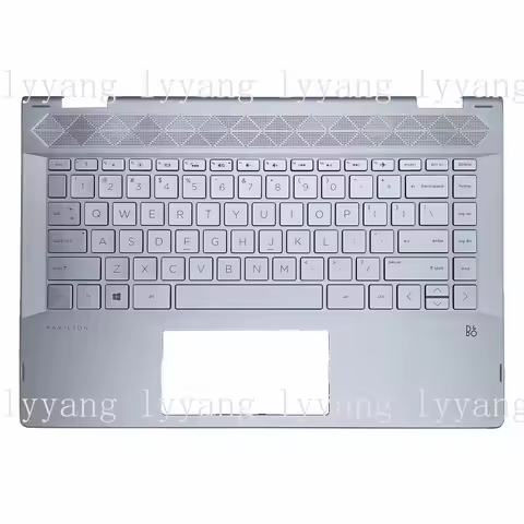 f For HP Pavilion X360 14-CD 14-CD1055CL Palmrest w/ backlit Keyboard L22408-001