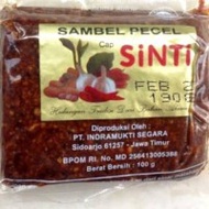 Bumbu SAMBEL PECEL SINTI KITCHEN BUMBU COOKING SPICES SAMBEL FOR TRADITIONAL NUSANTARA COOKING