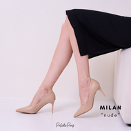 Palette.Pairs | MILAN รองเท้าแฟชั่น รองเท้าคัทชู รองเท้าส้นสูง ส้นสูง 3.5นิ้ว ทรงสวย ไม่ลื่น ไซส์ปกต