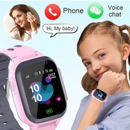 2022เด็กใหม่นาฬิกาข้อมืออัจฉริยะ Call สำหรับเด็ก SOS กันน้ำ Smartwatch นาฬิกาซิมการ์ดปอนด์ Location Tracker เด็กสาวของขวัญ