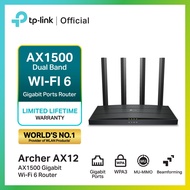 TP-Link Archer AX12 AX1500 Gigabit Wi-Fi 6 Router [ใหม่! เราเตอร์ไวไฟ6] AX1500 Gigabit Wi-Fi 6 Route