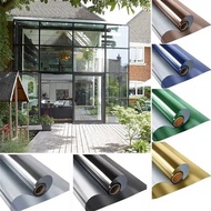 【1 roll 5M】Window Film Privacy One Way Mirror Vinyl Glass Film Reflective Window Cling Heat Control 
