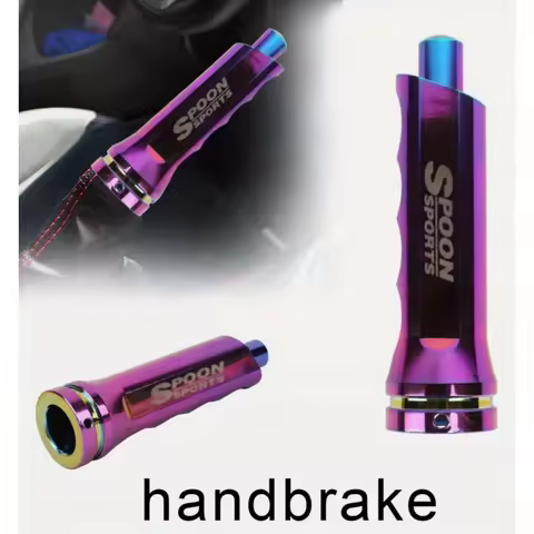 1PC SPOON Neo Aluminum Car Handle Hand Brake Sleeve Universal Fitment Cover